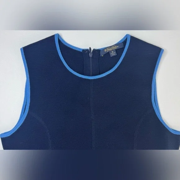 Brooks Brothers 100% Fine Merino Wool Knit Sheath Dress Womens Size Medium - Picture 3 of 9